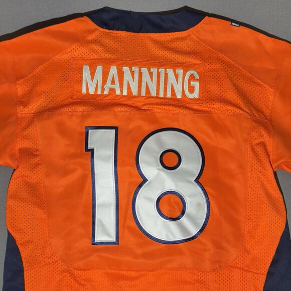 NEW Nike Elite Authentic Peyton Manning Denver Broncos Orange Jersey 48 NWT - Picture 10 of 15